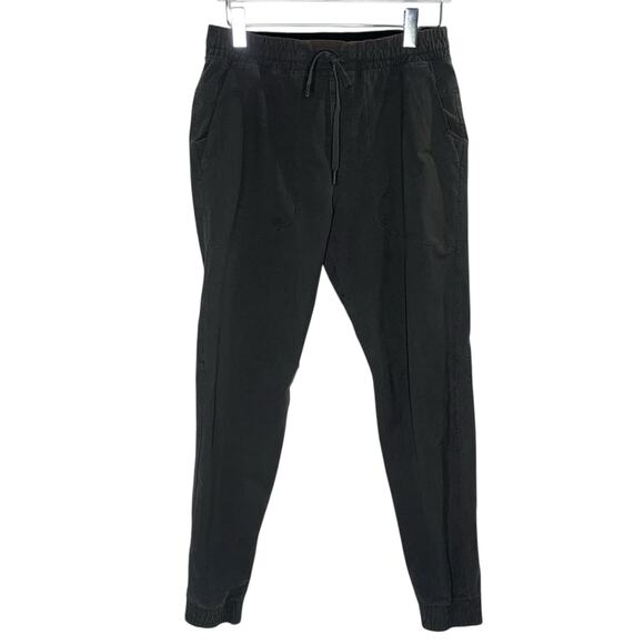 Lululemon M Mens ABC Jogger Pants Canvas Washed Black Grey *flaw - Picture 1 of 10